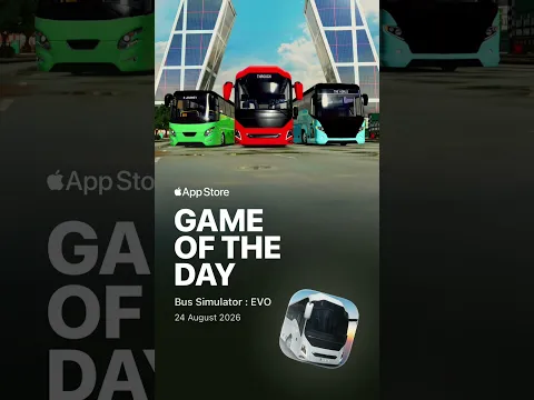 🚌✨We’re featured as Game of the Day on the App Store again!