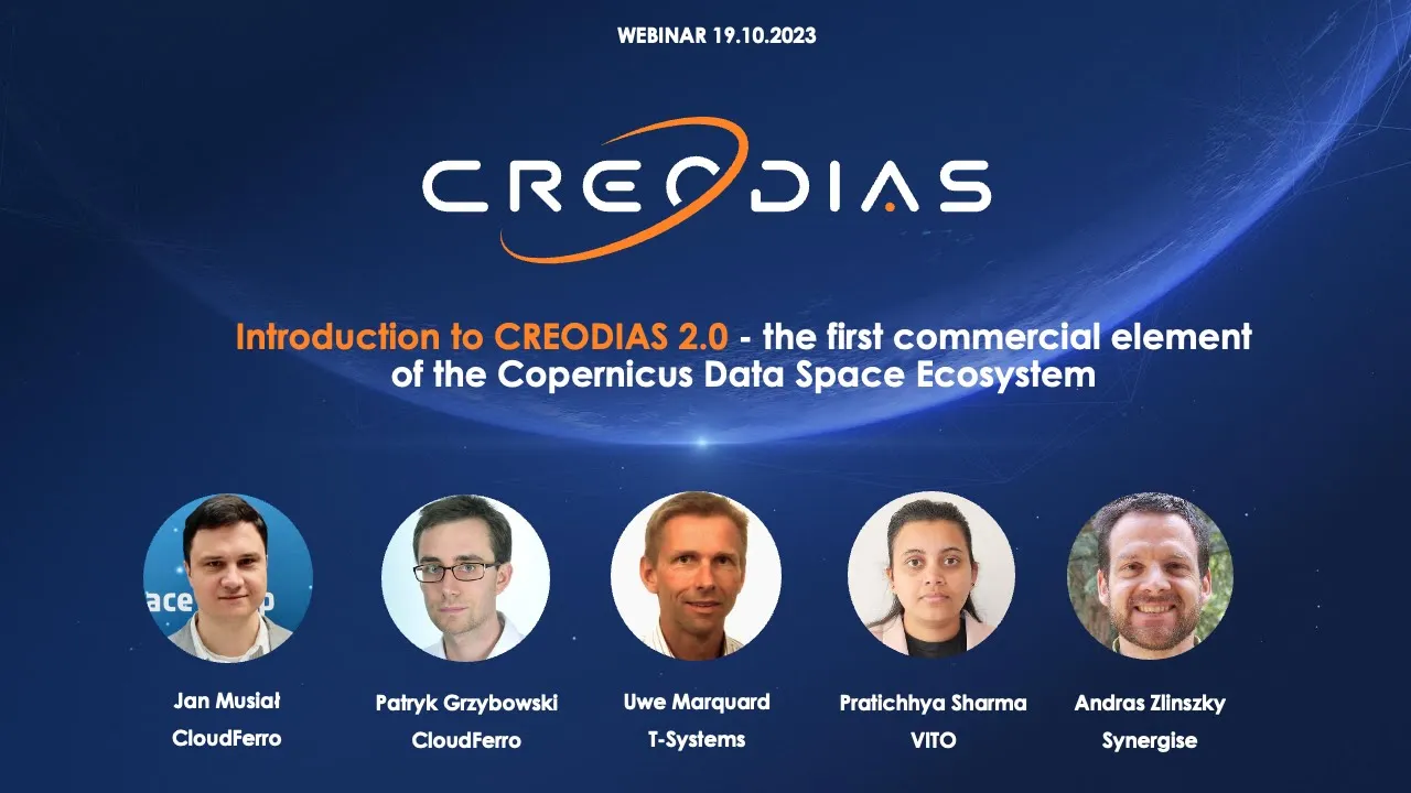 Introduction to CREODIAS 2.0 - the first commercial element of the Copernicus Data Space Ecosystem
