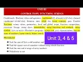 GE3151 - Problem Solving using Python Programming Anna univ qp analysis UNIT 3 4 5