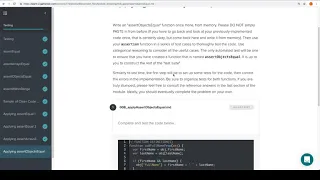Module 2 - Applying AssertObjectsEqual