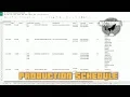 Creating a Production Schedule in Google Docs