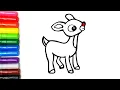 Rudolph The Red Nosed Reindeer Coloring Pages