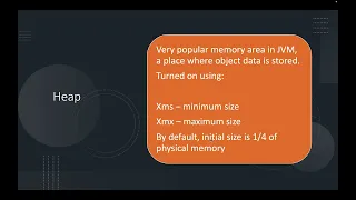 Java Language Part 5 - JVM Runtime memory areas