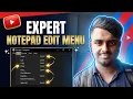 Notepad Edit Menu Explained Complete Tutorial for Beginners