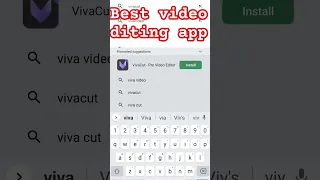 Best Video Editing App Viral Tranding Youtubeshorts Shorts Vivacut 