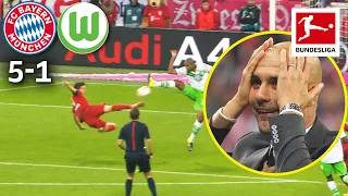 5 goals in 9 minutes the legendary lewandowski show bayern m nchen vs vfl wolfsburg
