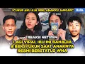 Lagu REAKSI NETIZEN LAGI VIRAL IBU INI BAHAGIA \u0026 BERSYUKUR SAAT ANAKNYA RESMI BERSTATUS WNA