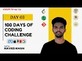 Day 3 of 100 days coding challenge Geeksforgeeks Reverse an Array DSA using Java