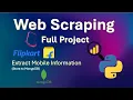 Web Scraping Project with Python Flipkart Mobile Data to MongoDB Analysis