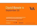 Video di David Bowie is - In Movie Theaters across the US, September 23