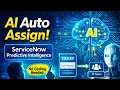 Predictive Intelligence in ServiceNow Full Explanation Use Cases AI in ServiceNow