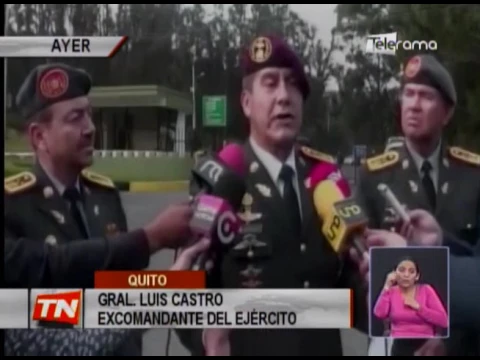 Ministerio de defensa y CNE rechazan declaraciones del Gral. Luis Castro