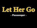 Let Her Go - Passenger [Acoustic Karaoke | Female Key]