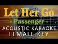 Download Lagu Let Her Go - Passenger [Acoustic Karaoke | Female Key]