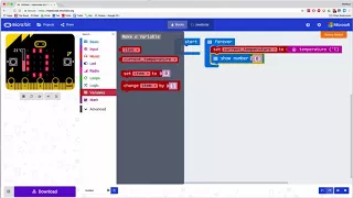 MakeCode First Look at Variables