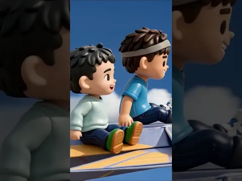 Chenchen play toy paper plane #kidsvideo