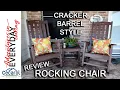 Cracker Barrel style rocking chair from Cecarol - Review Adventures in Everyday Cooking