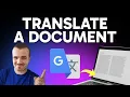 How to Translate a Document Using Google Translate Step by Step