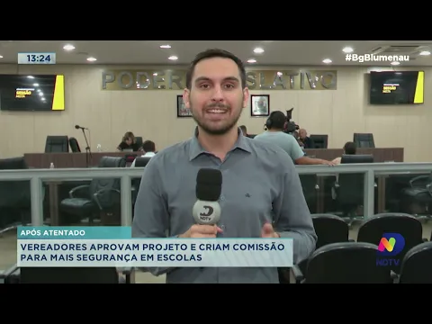 Vereadores de Blumenau aprovam projeto e criam comissão para aumentar a segurança nas escolas