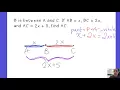 1 2 Segment Addition Postulate part 2