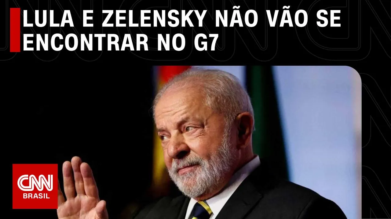 Lula e Zelensky não vão se encontrar no G7 | LIVE CNN