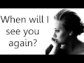 Download Lagu Adele - Dont You Remember Lyrics