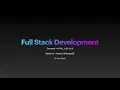 Full Stack Development Course with