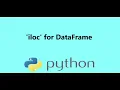 6 - iloc Term to Subset Pandas DataFrame in Python Presented by Dr N Miri