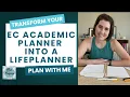Transform Your Academic Planner Into a LifePlanner Weekly Plan With Me