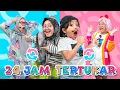 Download Lagu 24 JAM LEIKA DI DUNIA KEBALIKAN 😱 LEIKA JADI AYAH DAN BUNDA JADI TOMPEL TERTUKAR PERAN LUCU BANGET