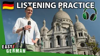 A Day in Paris in Slow German