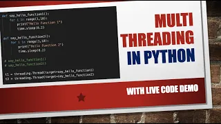 Learn Python Multithreading In 3 Minutes Python Multithreading Tutorial Hands-on Tutorials