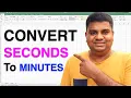 How to Convert Seconds to Minutes in Excel Secs to Mins