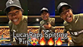 lucasraps freestyles on ig live 