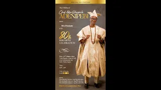 chief adisa olayiwola adenipebi at 80