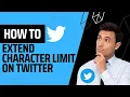 How to create a thread on Twitter Extend Twitter Character Limit AYC