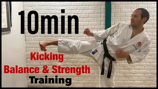 karate workout balance u0026 strength drill