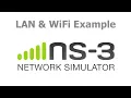 ns3 Simulator - LAN WiFi example tutorial