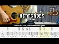 Renegades - ONE OK ROCK | Fingerstyle Guitar | FREE TAB + Chords + Lyrics | 24/7 Live Tutorial
