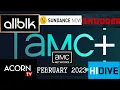 AMC Networks February 2023 AMC Acorn TV ALLBLK IFC Films Unlimited Shudder and Sundance Now