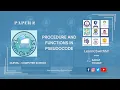 8 1 6 Procedure and Functions in Pseudocode - paper 2