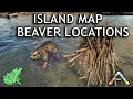 Beaver Dam locations on the Island Map Ark Survival Evolved Castoroides UPDATE