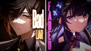 Nightcore Bad Liar X Faded X I Like Me Better Switching Vocals And Music Visuals Lyrics 