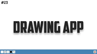 Drawing App HTML5 Canvas JavaScript Tutorial