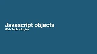 JavaScript Objects