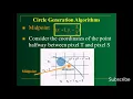 Computer Graphics 6 Mid Point Circle Algorithm