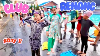 DAVINA DAN ZIZI PERTAMA KALI MASUK CLUB RENANG!