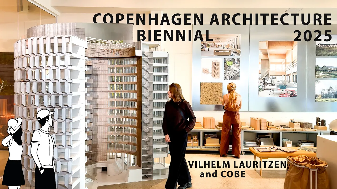 4K Inside Cobe and Vilhelm Lauritzen Architectural Studios In Copenhagen
