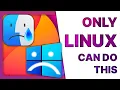 Windows macOS can t do this but Linux can
