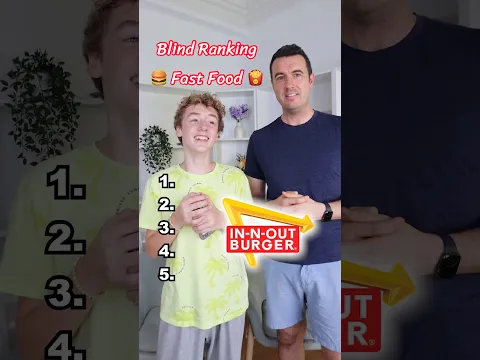Blind Ranking Fast Food 🍟 | Ballinger Family #blindranking #fastfood #familygamenight